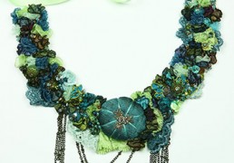tour de cou turquoise
